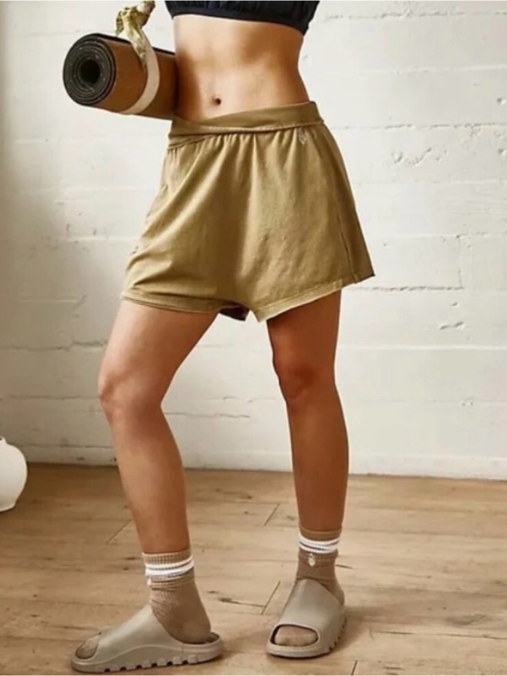 FP MOVEMENT Harem Hot Shot Shorts Tobacco NWT Large